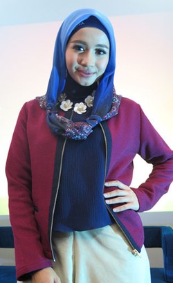 Foto: Inspirasi Busana Muslim ala Laudya Cynthia Bella