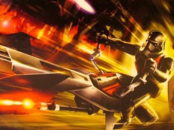 Stormtrooper Tunggangi Speeder di Star Wars: The Force Awakens