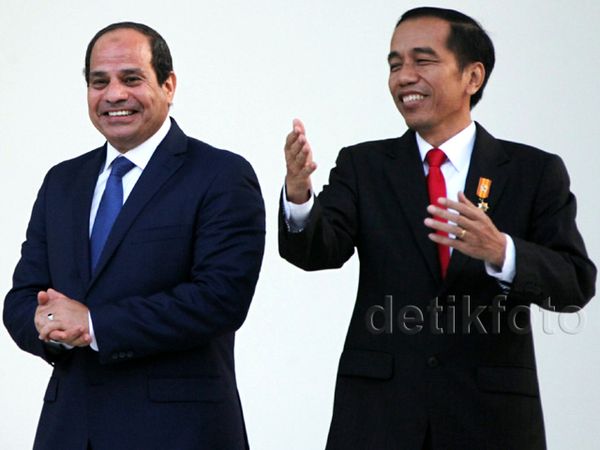 Jokowi Terima Kunjungan Presiden Mesir Al-Sisi