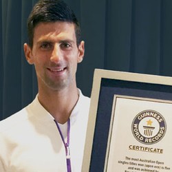 Tempat Novak Djokovic dan Serena Williams di Buku Rekor Dunia