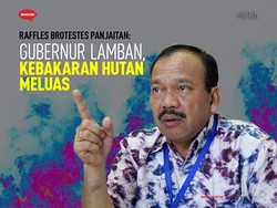 Raffles B. Panjaitan: Gubernur Lamban, Kebakaran Hutan Meluas