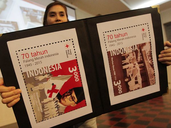 PMI Luncurkan Prangko HUT ke-70