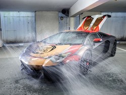 Keren, Dari Bodi Lambo Ini Bisa Muncul Grafiti Kalau Terkena Panas