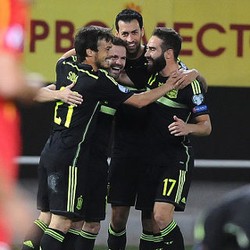 Spanyol Menang Tipis atas Makedonia