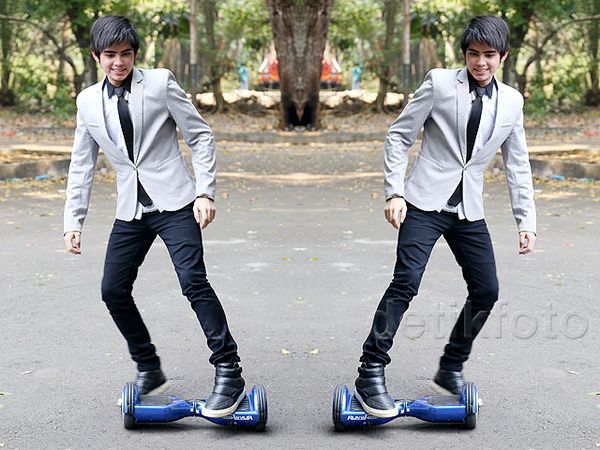 Aliando Asyik Naik Run Wheel