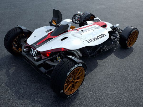 Mobil Unik Honda, Pakai Mesin MotoGP