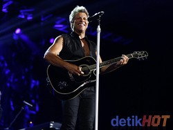 Pertama Kali di Dunia! Bon Jovi Mainkan Lagu Barunya di Jakarta