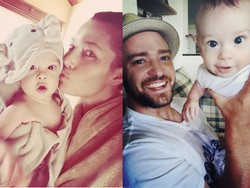 Gemes! Justin Timberlake Pamer Kelucuan Sang Putra di Usia 5 Bulan