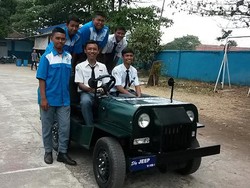 Hebat, Siswa SMK Ubah Yamaha V-Ixion jadi Mobil Jeep