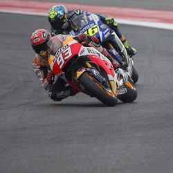 Soal Gelar Juara, Marquez: Jarak dengan Rossi Terlalu Jauh