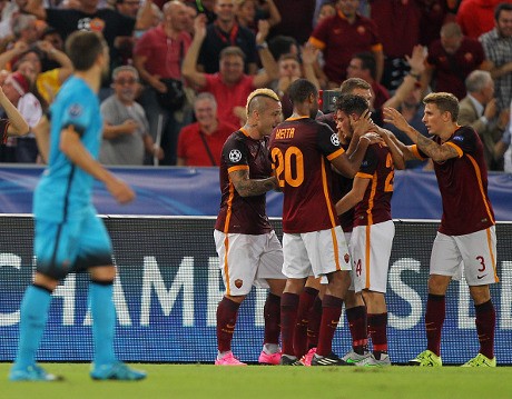 Imbang dengan Barca Bikin Roma Makin Pede