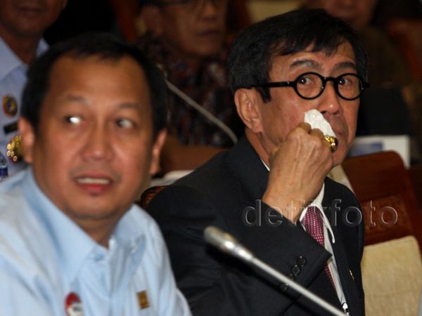 Menkum HAM Raker dengan Komisi III