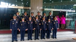 Bergaya Seperti Jenderal, Jonan Pimpin Upacara Ultah Perhubungan