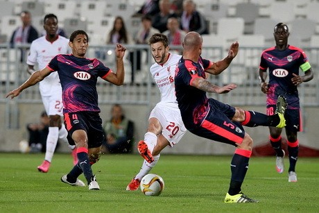 Liverpool Ditahan Bordeaux 1-1