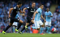 Bermain di Etihad Stadium, Sabtu (19/9/2015), The Hammers berikan kekalahan pertama untuk The Citizens di Premier League. Alex Morton/Reuters/detikFoto.     