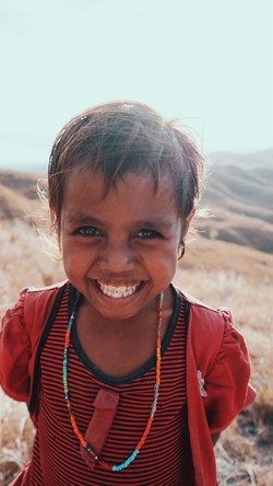 Beautiful smile of Lidia