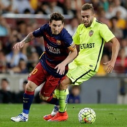 Messi Dua Gol, Barca Atasi Levante 4-1