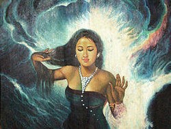 Misteri Lukisan Nyi Roro Kidul Ditampilkan di 100 Tahun Basoeki Abdullah