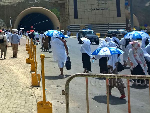 Jemaah Indonesia Berangkat ke Arafah