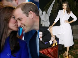 Miranda Kerr Pose Bareng Drakula, Kemesraan Pangeran William dan Kate