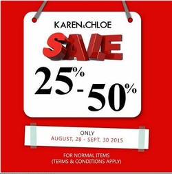 Karen & Chloe Sale 25% - 50%