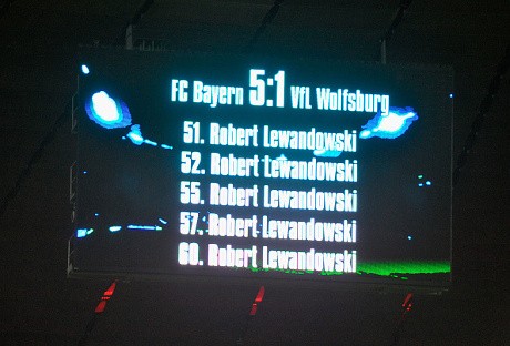 Lima Gol Lewandowski Dibandingkan dengan Rooney, Balotelli, dan Liverpool
