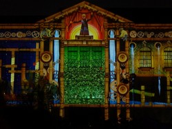 The Bamboo Dance, Aksi Sembilan Matahari di Festival Video Mapping Niigata