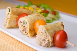 Yuk, Bikin Pancake Tuna dengan Saus yang Creamy!