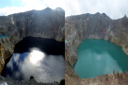 Ini Bukti Nyata Danau Kelimutu Bisa Berubah Warna