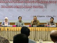 KPU Rakor Penggunaan Aplikasi Silog Pilkada