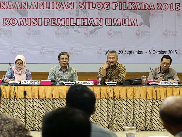 KPU Rakor Penggunaan Aplikasi Silog Pilkada