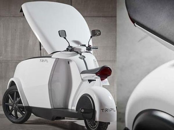 Skuter Unik dengan Bagasi Sebesar Mobil Mercy