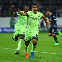 Sempat Ketinggalan Dulu, City Taklukkan Gladbach 2-1