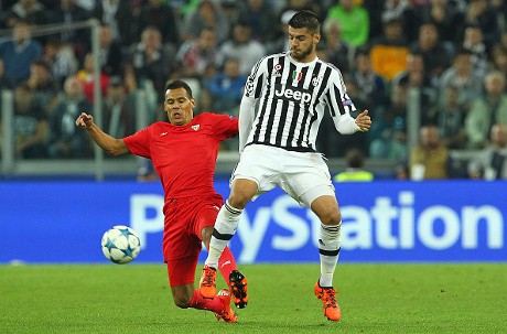 Morata dan Zaza Antar Juve Kalahkan Sevilla 2-0