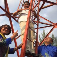 Cek Sinyal 3G, Menkominfo Panjat BTS