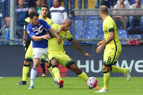 Seri di Markas Sampdoria, Inter Puncaki Klasemen