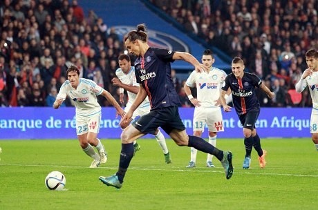 Ibrahimovic Menangkan PSG atas Marseille