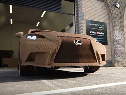 Siapa Sangka, Lexus IS Ini Adalah Hasil Seni Melipat Kertas
