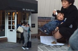 Duh! Turis Tiongkok Biarkan Cucunya BAB di Depan Butik di Inggris