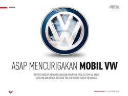 Asap Mencurigakan Mobil VW
