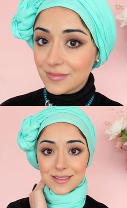 Video: Tutorial Hijab Pashmina Bentuk Turban yang Eksentrik