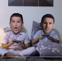 Kalau Messi dan Ronaldo Jadi Teman Akrab