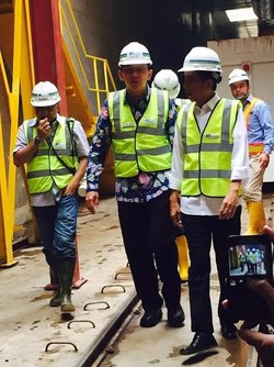Jokowi Sebut Pengeboran Terowongan MRT Masih Sesuai Jadwal