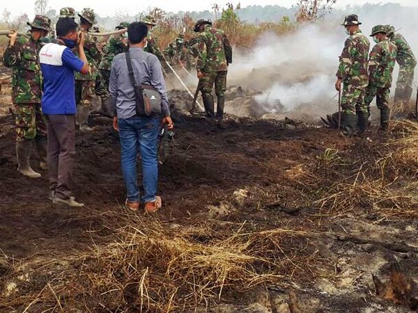 TNI Berhasil Padamkan 3.163 Titik Api di Empat Provinsi