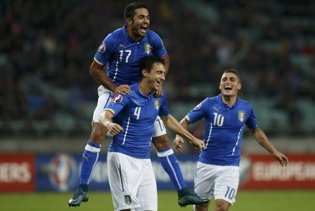 Tekuk Azerbaijan, Italia Lolos ke Putaran Final