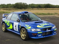 Mobil Reli Subaru Impreza Tunggangan Valentino Rossi Dilelang