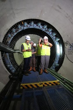 Teknologi Bor Terowongan Sodetan Ciliwung Juga Dipakai di MRT