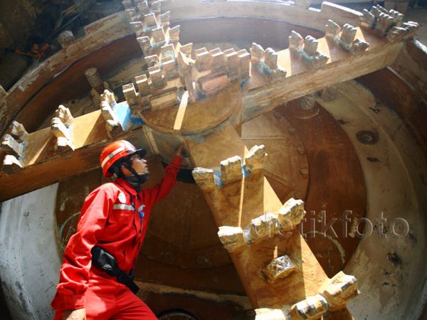 Mengintip Proyek Sodetan Kali Ciliwung