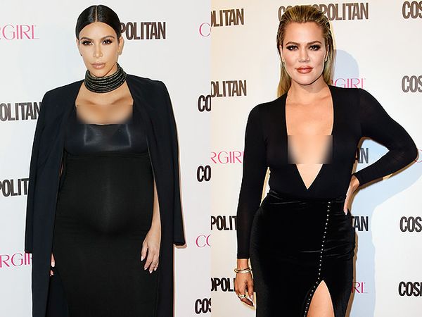 Kim dan Khloe Kardashian Adu Seksi
