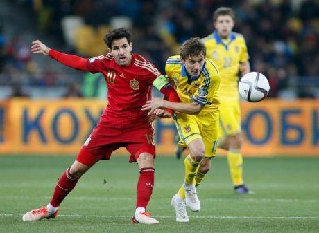 Spanyol Paksa Ukraina Jalani Play-off